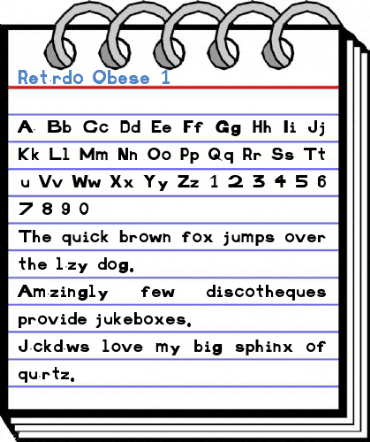 Retardo Obese 1 Font