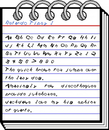 Retardo Tipsy 1 Font