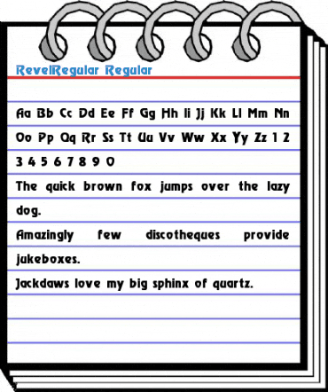 RevelRegular Regular Font
