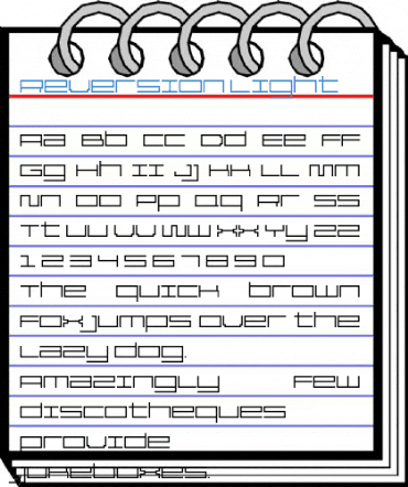 Reversion Light Font