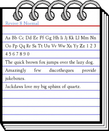Revive 8 Normal Font