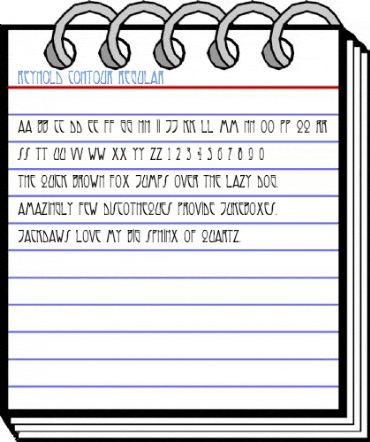 Reynold Contour Regular Font