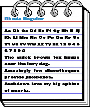 Rhode Regular Font