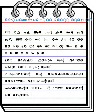RiansDingbats Three Regular Font