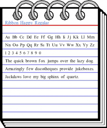 Ribbon Happy Regular Font