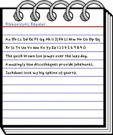 RibbonticAL Regular Font