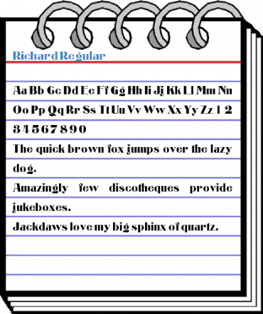 Richard Regular Font