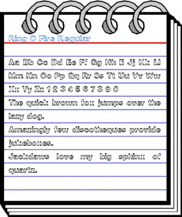 Ring O Fire Font