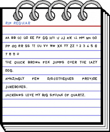 Rip Regular Font