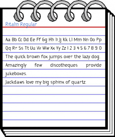 Ritalin Regular Font