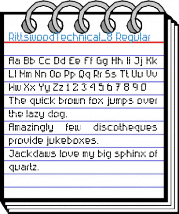 RittswoodTechnical_8 Regular Font