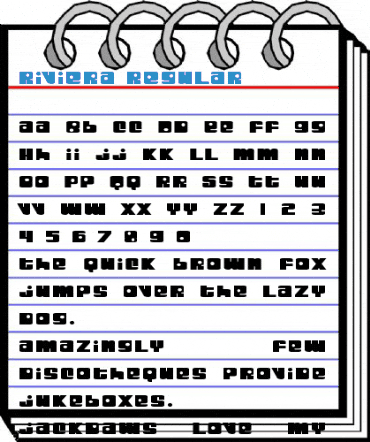 Riviera Regular Font