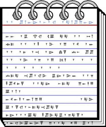 RK Ugaritic Regular Font