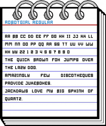 RobotGirl Regular Font