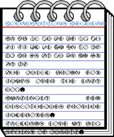 RodauButtons Regular Font