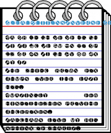 RodauButtonsInverse Regular Font