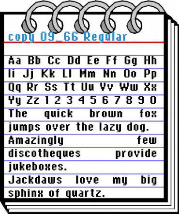 copy 09_66 Regular Font