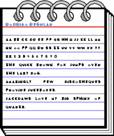 RODRIGO Regular Font