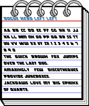 Rogue Hero Left Left Font