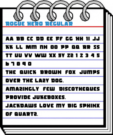 Rogue Hero Regular Font