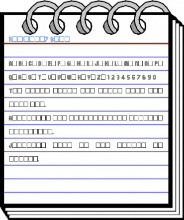 RonInset7 Bold Font