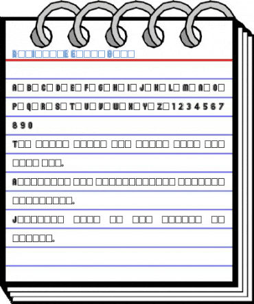 RonInsetE Extra Bold Font