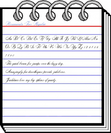Rosamunda Two Regular Font