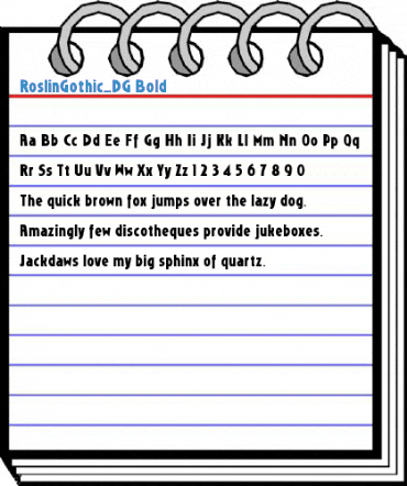 RoslinGothic_DG Font