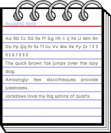 Rough03 Bold Font