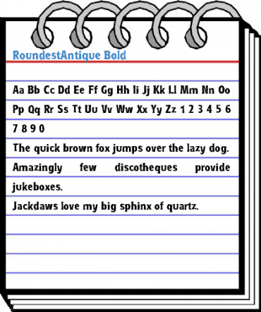 RoundestAntique Bold Font