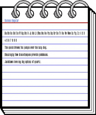 Rubens Regular Font