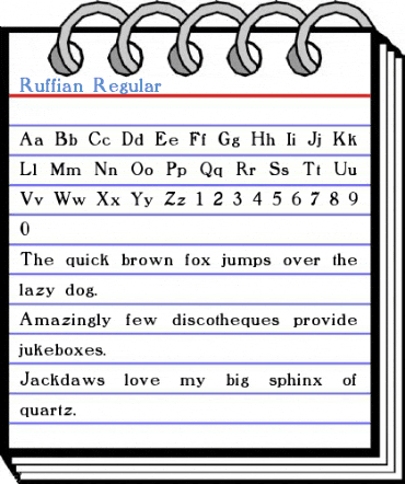 Ruffian Regular Font