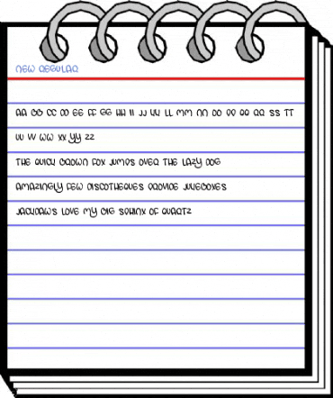 New Regular Font