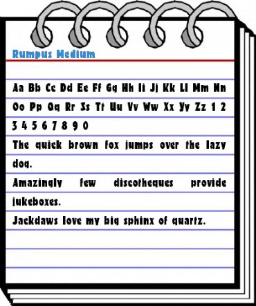 Rumpus Medium Font