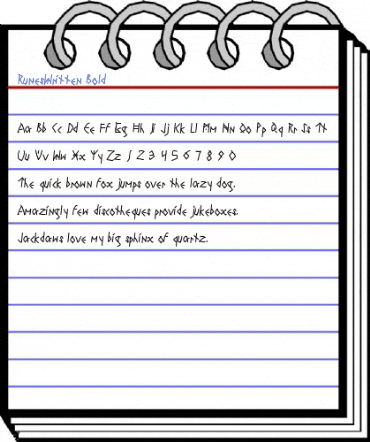 RunesWritten Bold Font