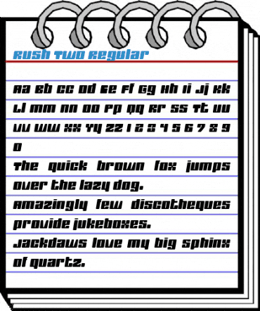 Rush Two Font