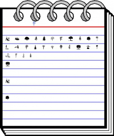ryp_trees1 Regular Font
