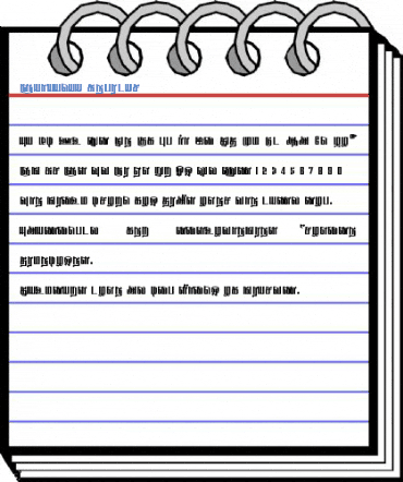 Sahaanaa Regular Font