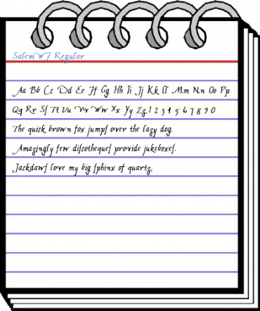 SalemWF Regular Font