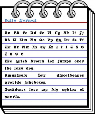 Sally Normal Font