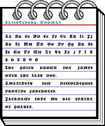 SallyExpert Normal Font