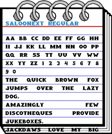 SaloonExt Regular Font