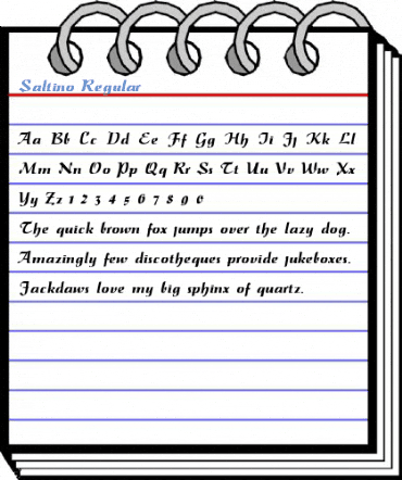 Saltino Regular Font