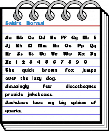 Saltire Normal Font