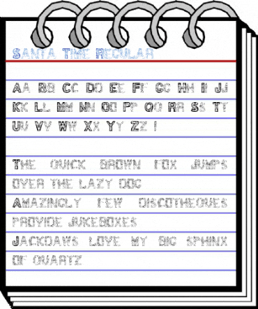 Santa Time Regular Font