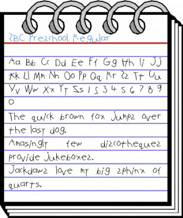 SBC Preschool Regular Font