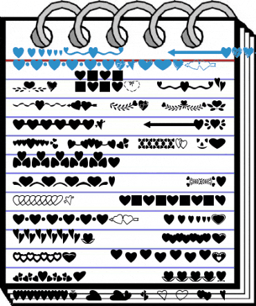 SC Hearts Regular Font
