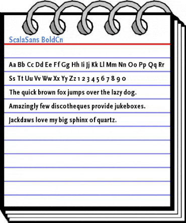 ScalaSans BoldCn Font