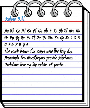 Scalper Bold Font