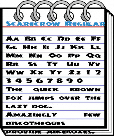 Scarecrow Regular Font